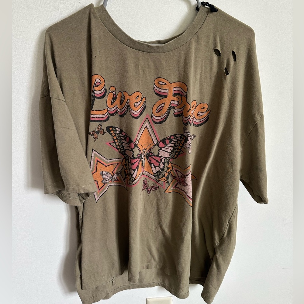 Cute oversized t